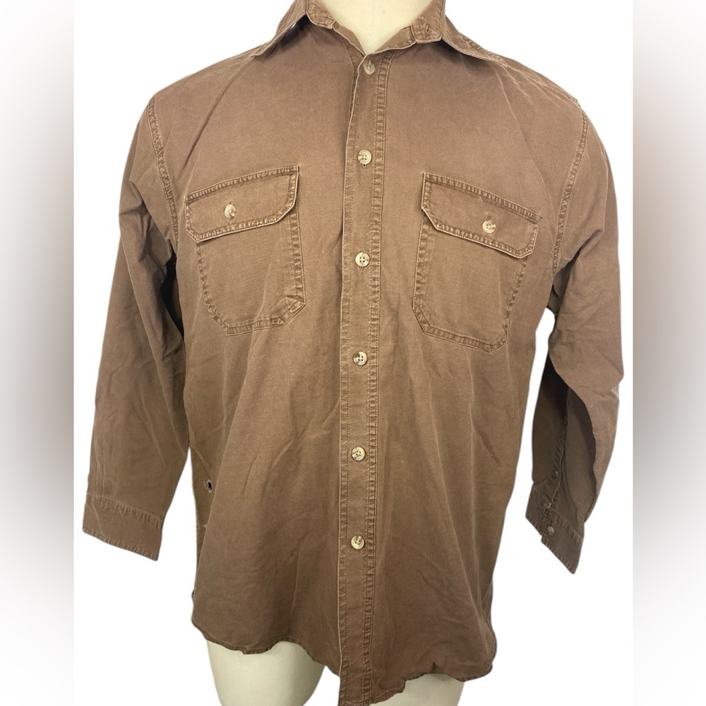 Magellan Sportswear Long Sleeve Button Up Work Shirt Men’s Medium